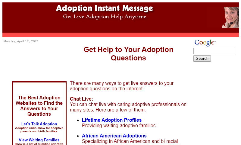 adoptioninstantmessage.com