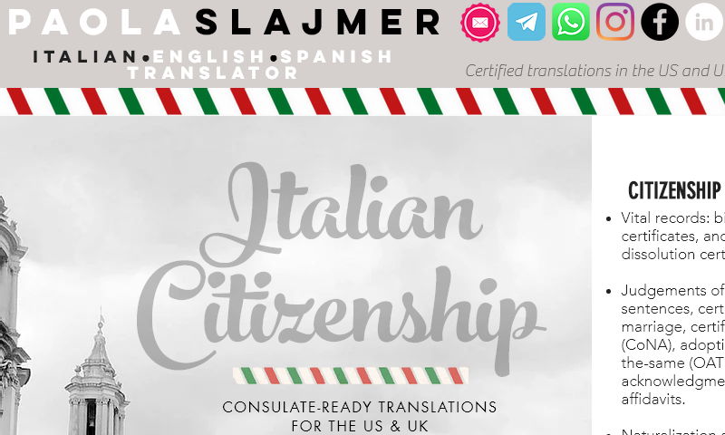 certifiedenglishtoitaliantranslator.com