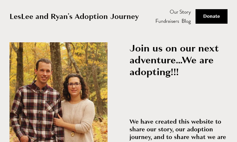 lesleeandryansadoptionjourney.com