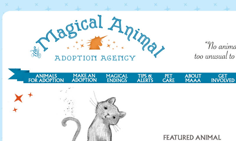 magicalanimaladoptionagency.com