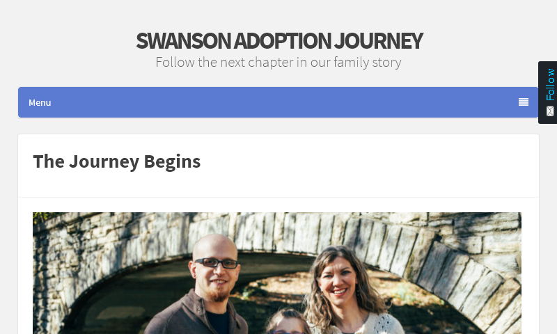 swansonadoptionjourney.com
